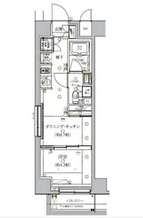 セジョリ南麻布【6階】の間取り