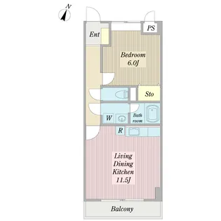 エレンシア【2階】の間取り