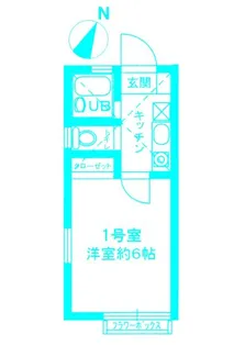 Jハイツ菊名【2階】の間取り