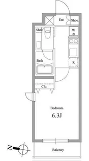 ファインライツ氷川台【3階】の間取り