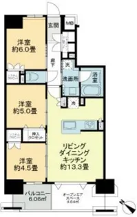 ヴェレーナ浦和領家【9階】の間取り
