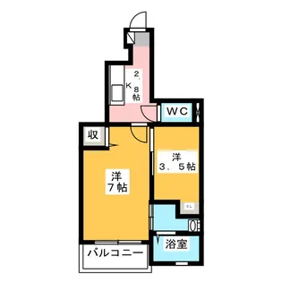 リラ【1階】の間取り