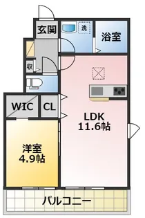 Jouer Duo ヴィルヌーブ【1階】の間取り