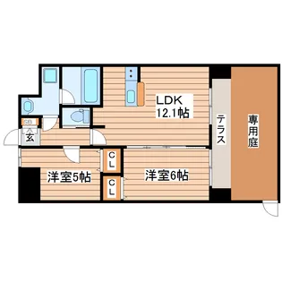 パークス【1階】の間取り