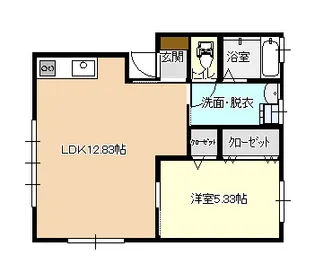 メゾンキング【2階】の間取り