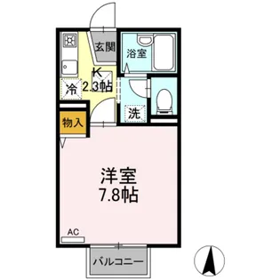 ドミールTOMO【2階】の間取り