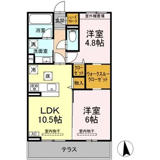 GARDEN蔵【1階】の間取り