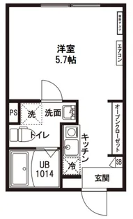 レピュア王子神谷レジデンスII【4階】の間取り