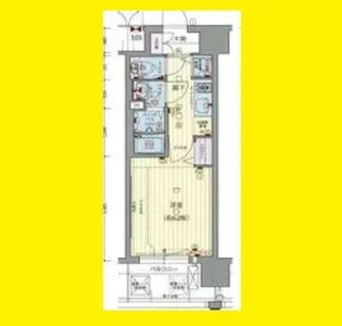 プレサンス新大阪クロステージ【6階】の間取り