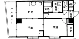 大島ビル【5階】の間取り