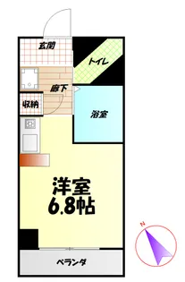 ドール塩釜口【4階】の間取り