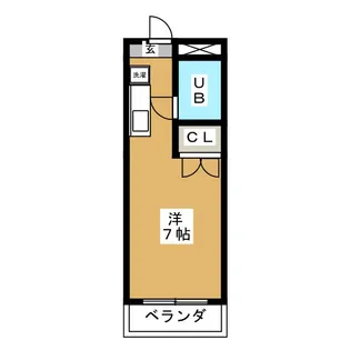 萩谷ビル【2階】の間取り