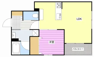 Felsen drei【4階】の間取り