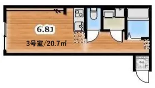 Ambition月吉【2階】の間取り