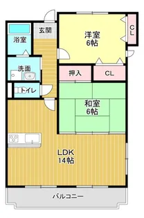アンダンテ【3階】の間取り