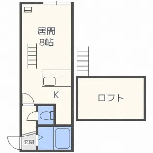 ソニアN41イースト【2階】の間取り