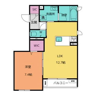 シャーメゾン白壁【3階】の間取り