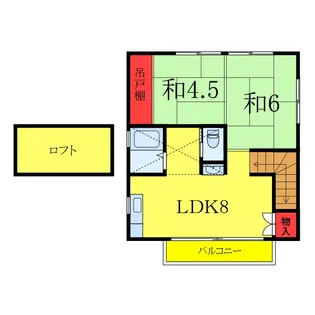 スピード若木第3【2階】の間取り