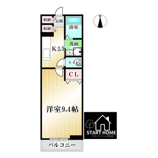 グランレジデンス国府BII【1階】の間取り