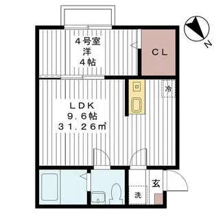 ヴィライルマーレ【2階】の間取り