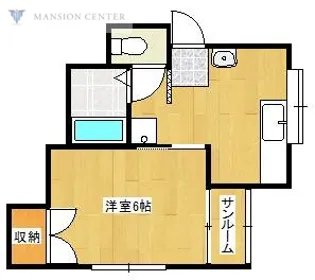シティキャッスル【1階】の間取り