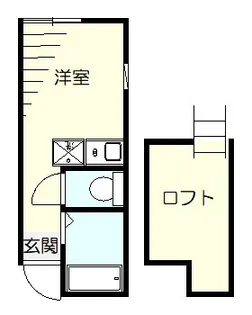 ユナイト井土ヶ谷スウィーツベリーオペラ【1階】の間取り