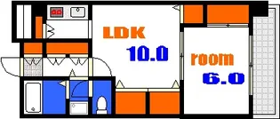 オルゴグラード広島【2階】の間取り