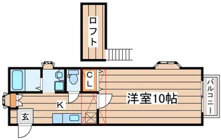 サンガーデンIII【2階】の間取り