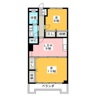 サンパティーク小碓【4階】の間取り