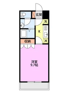 メゾンホリコシI【2階】の間取り