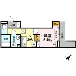 ピュアハイム大倉山【1階】の間取り