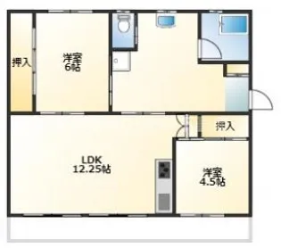 サンコーポラス都城I【4階】の間取り