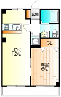 リバーサイド吉田【2階】の間取り