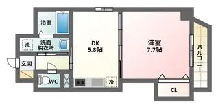 ジュネスガーデン【4階】の間取り