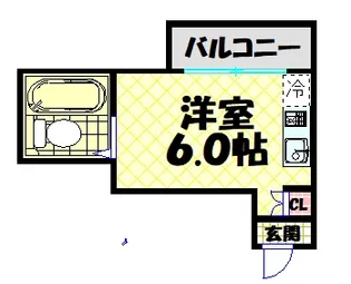 クローバーメゾン戎【3階】の間取り