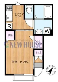 Riz神楽坂【1階】の間取り