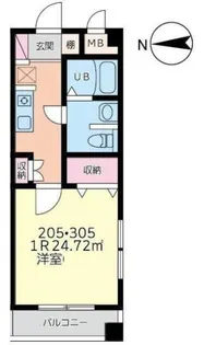 アロー坪井33番館【2階】の間取り