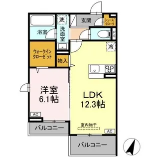 ESPELIA・K【2階】の間取り