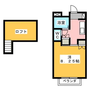 アルカンシェール【1階】の間取り