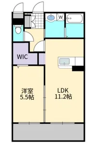 リヴェール8八本松飯田【3階】の間取り