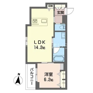 フォレスタ中央林間II【3階】の間取り