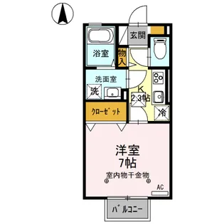 ジェイド箱森 I【1階】の間取り