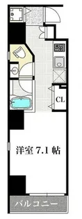 LA東十条【4階】の間取り