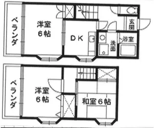 斉藤ハイツの間取り