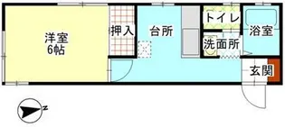 MCこがねハイム【1階】の間取り