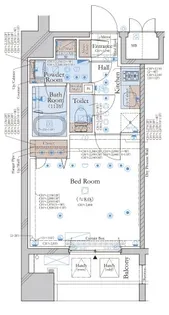 コンシェリア大塚 CROSSIA【8階】の間取り