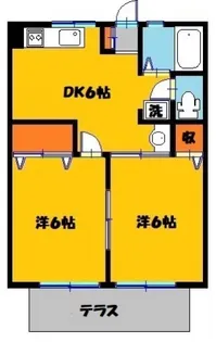 セントラルクレール1【2階】の間取り