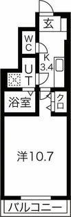 HONU清水町ウエスト【1階】の間取り