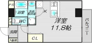 ルフレ堺【4階】の間取り