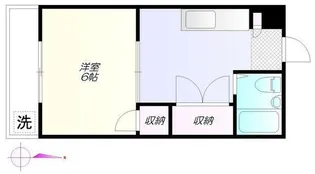 アメニティ千川【2階】の間取り